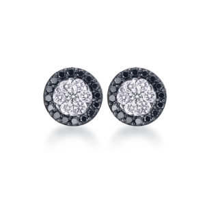 Black Rosette Orla Earrings